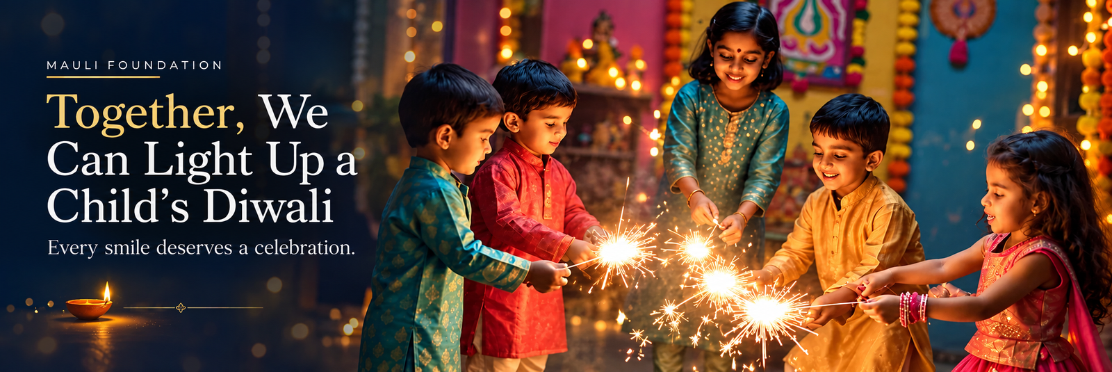 Mauli Foundation — This Diwali, Light a Life Beyond Your Home. Donate for Diwali.